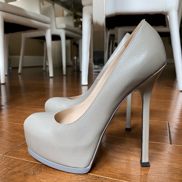 Yves Saint Laurent Shoes - Yves Saint Laurent Tribute Two Platform Pumps